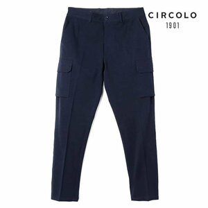 ◆【CIRCOLO1901(チルコロ)/春夏/コットン鹿の子ジャージーカーゴパンツ】[ccl2460131-48]