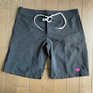 ROXY パンツ ショートパンツ 黒 Shorts 水着 Sサイズ　サーフパンツ