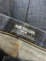 美品 RUDE GALLERY ルードギャラリー レザー切替 デニムパンツ サイズ3 Ｗ30ｘＬ32_画像6