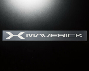 送料無料 ウェッズ MAVERICK ステッカー (シルバー) [No.52230] [1枚] [切り文字タイプ] [サイズ：W250mm×H23mm] [正規品] [銀色]