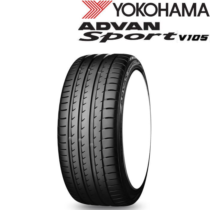 業販品 21インチ 285/45R21 113Y XL YOKOHAMA ADVAN Sport V105T ヨコハマ アドバン スポーツ サマータイヤ単品 4本セット