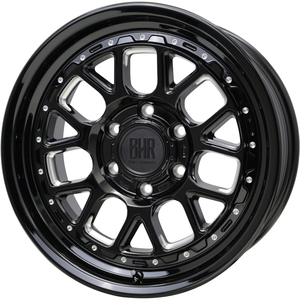 業販品 TOYO OPEN COUNTRY AT3 WL 265/70R18 BARKLEY HARDROCK HURON グロスブラック/マシニング 18インチ 8.5J+55 6H-139.7