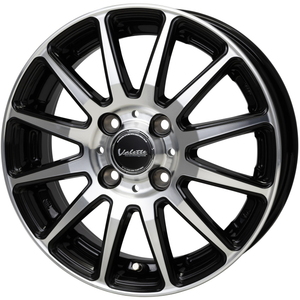 業販品 TOYO PROXES CF3 175/65R14 Valette GLITTER ブラックポリッシュ 14インチ 5J+38 4H-100