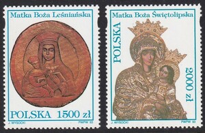 ポーランド・聖母子＜１９９３年＞（未）２種完＋９面シート×２
