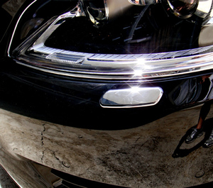 レクサス メッキ ガッシュ ヘッドライト ウォッシャーカバー LS460 LS460L LS600h LS600ｈL バージョン C L Fスポーツ ガーニッシュ