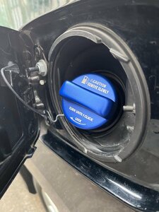  design characteristic UP! fuel filler opening cap tanker cap cover blue Daihatsu Boon Luminas M502G M512G CL CX CX aero 