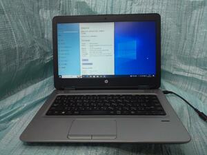 【美品】HP ProBook 645 G2 (A8-8600B メモリ8G SSD:128G) バッテリー新品 X09