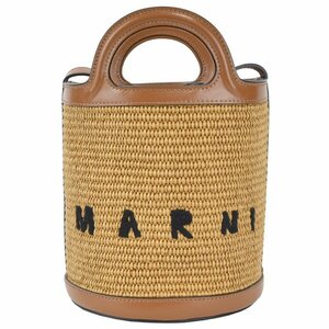 新品 MARNI マルニ TROPICALIA MINI BUCKET/ミニショルダーバッグ/かごバッグ/巾着袋付き/SCMP0056Q1 P3860 00M50