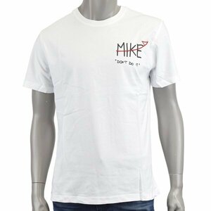 新品大特価【Mサイズ】MIKE DON'T DO IT マイク ドント ドゥイット MINI LOGO T-SHIRT/ロゴ プリント Tシャツ/MKTS00001/MIKE00 WHITE