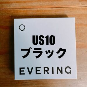 新品 未使用 evering エブリング ブラック US10 