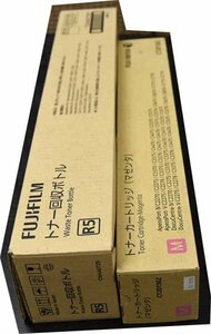 富士ゼロックス FUJI XEROX トナー マゼンタ CT201362 トナー回収ボトルCWAA0729未開封