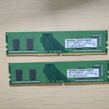 メモリ PC4-2666V デスクトップ用 ddr4 4gb×2 8gb SanMax_画像1