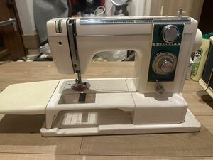 JANOME MODEL 813ミシン 手工芸 ジャノメ エクセル 裁縫 ケース付き　電源コード欠品ジャンク品