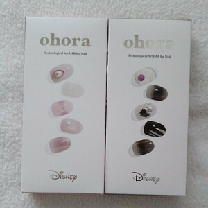 ohoraディズニーコラボジェルネイル ハンド用 2箱　新品　未使用　未開封