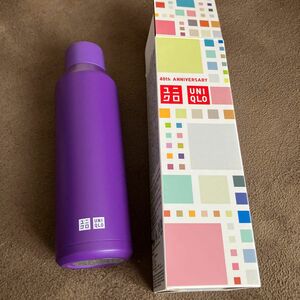 UNIQLO 40th 炭酸対応ステンレスボトル 480ml 19番 濃厚ぶどうジュース色 箱なし