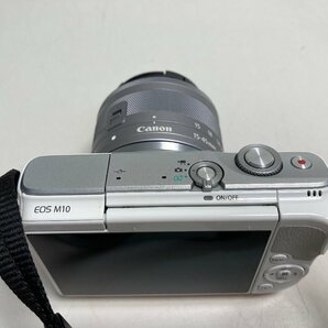 【★32-5922】■中古■Canon EOS M100 EF-M 15-*45mm（7019）の画像4
