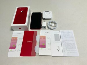 【★31-2898】■中古■Apple iPhine8 MRTO2J レッド 256GB バッテリー残数84%　（9141）