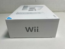 【★35-2848】■未使用■ Nintendo Wii 本体セット RVL-S-WD(JPN) Wiiリモコンジャケット付 ニンテンドー （8028）_画像7