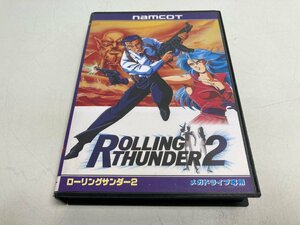 [*03-1733]# used #namcot Namco Mega Drive low ring Thunder 2 ROLLING THUNDER2 game (7470)