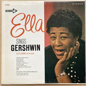 ELLA FITZGERALD / ELLA SINGS GERSHWIN DL-74451 DECCA DUKE ELLINGTON