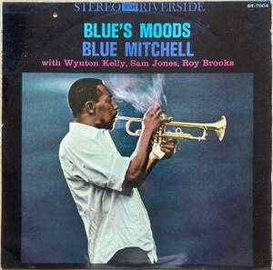 ペラジャケ BLUE MITCHELL ブルー・ミッチェル / BLUE'S MOODS ブルー・ムード SR-7004 深溝 DG RIVERSIDE