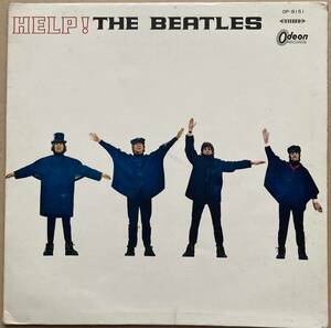 赤盤 THE BEATLES ビートルズ / HELP！ 4人はアイドル OP-8151 ODEON 