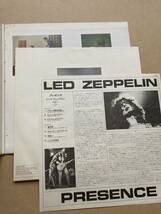 LED ZEPPELIN レッド・ツェッペリン / PRESENCE プレゼンス P-10160N_画像2