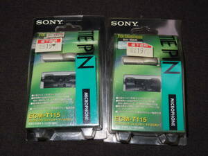 letter pack post service possible unused goods 2 point SONY ECM-T115 elect let condenser microphone 