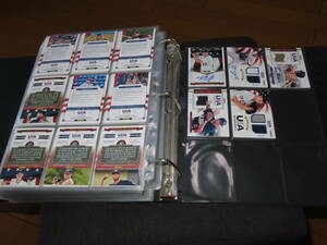 MLB野球カード　PANINI 2012 MLBなど　ファイル一冊 ジャージ　ユニフォーム　サイン入り