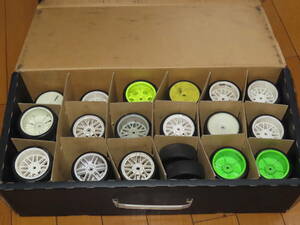  Kyosho Tamiya Yocomo buggy tire wheel super large amount set A search RC-10 dog Fighter ultima Optima etc. 