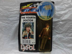 【未開封、パッケージ全体に傷みと汚れあり】 英国 DAPOL 1987年 香港製 Doctor Who Fourth Doctor ドクター・フー 4代目 トム・ベイカー