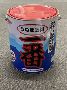 うなぎ一番　赤　4kg　ヘコミ缶　日本ペイント　C-2