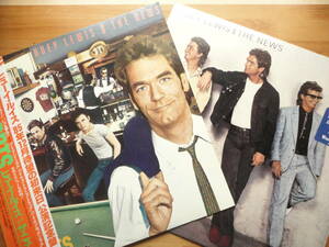 ●LP ヒューイ・ルイス・アンド・ザ・ニュース / スポーツ HUEY LEWIS AND THE NEWS / SPORTS 国内盤 + ◎ FORE！ 米オリジナル盤 2点SET●