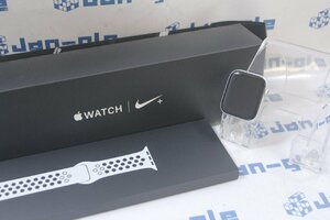 ◇Apple Watch Nike+ Series 4 GPS 44mm シルバーアルミニウムケース Nikeスポーツバンド MU6K2J/A CS026818 BL 関西