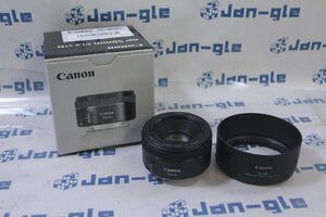 関西 美品 Canon EF 50mm f/1.8 STM 単焦点レンズ 格安スタート！□ F1.8の標準単焦点レンズ J499084 B