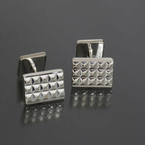  Tiffany square cuffs SV925 new goods finish settled cuff links *TIFFANY&CO.5699A