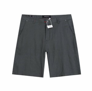 KITON キトン メンズ ショートパンツ リネン　ハーフパンツ スラックス 3XL グレー ボトムス ズボン ショーツ 麻綿 ビジネス フォマール