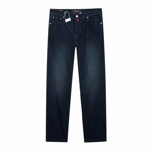 KITON キトン メンズ デニムパンツ ジーンズ ロング丈 カジュアル コットン　W33 ダークブルー ボトムス ズボン