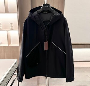 Loro Piana　ロロピアーナ メンズジャケット　マウンテンパーカー　ブルゾン　ジャンパー アウター ブラック　XL　春秋　防水 防風