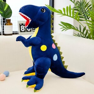 おもちゃ ぬいぐるみ 恐竜 ブルー　60cm きょうりゅう 可愛い インテリア 寝そべり 動物抱き枕 癒し 子供の日 クリスマスプレゼント