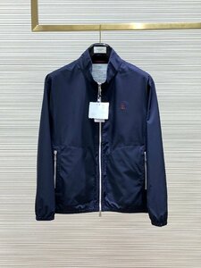 BRUNELLO CUCINELLI ブルネロ クチネリ メンズジャケット 防水 マウンテンパーカー 長袖 アウター ブルゾン　54サイズ　ジップアップ 　