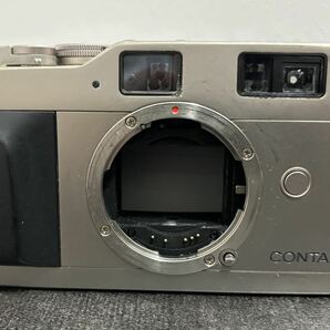 CONTAX コンタックス G1 ROM改造版 planar 50 f/1.4 MMJ GA-1 マウントアダプタ付 動作確認済 訳ありの画像3