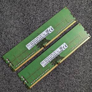 【中古】DDR4メモリ 16GB(8GB2枚組) SK hynix HMA81GU6CJR8N-VK [DDR4-2666 PC4-21300]