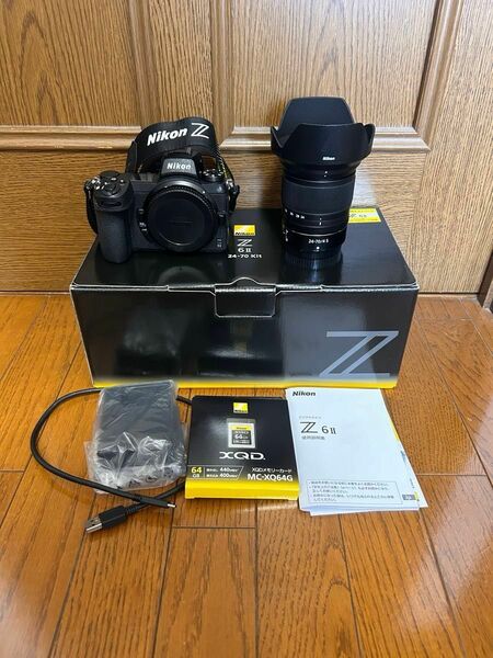 美品　Nikon z6Ⅱ(メーカー整備品) 24-70キット　XQD付