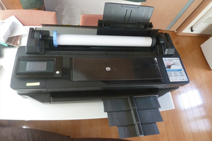 引取限定　茨城 HP Designjet T520 A1 インクジェット プリンター 中古2013年製　インク切れ