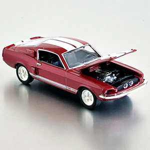 1/64 ホットウィール 100％ 1967 シェルビー GT-500 スーパー スネーク フォード マスタング Hot Wheels '67 Shelby Super Snake