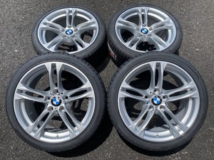 美品 新品タイヤ BMW 5シリーズ(F10)後期Mスポーツ純正 ダブルスポーク613M 8/9J‐18インチ ET30/44 PCD120 3シリーズ(E90,E91,E92,E93)Z4