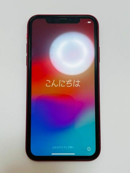 iPhone XR RED 64GB 箱あり　※SIMロックあり（au、UQ mobile）