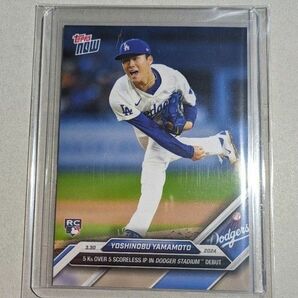 山本由伸- 2024 MLB TOPPS NOW Card24ドジャーススタジアム本拠地デビュー