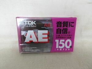 ■カセットテープ未開封品 TDK ノーマルポジション TYPEー1 150分 1巻 【品番】AE-150G◆新品■